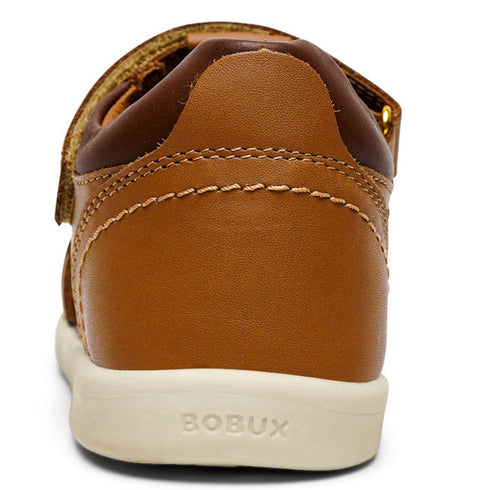Bobux Kid+ Plus Roam Caramel Toffee Closed Toe Sandal